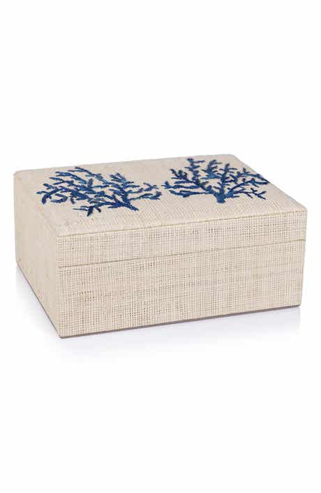 Zodax Coral Lagoon Raffia Box