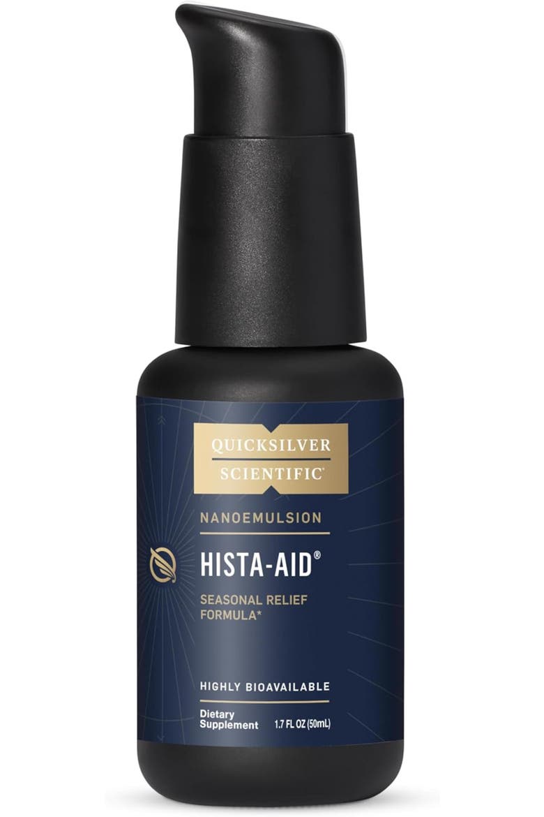 Nanoemulsified Hista-Aid Vitamin C Quercetin and Luteolin Liquid Supplement, Main, color, None
