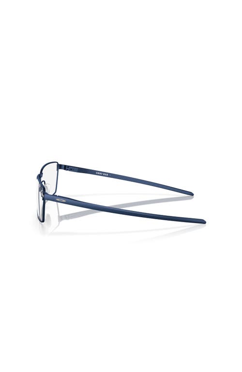 Oakley 53mm Rectangle Optical Glasses In Blue