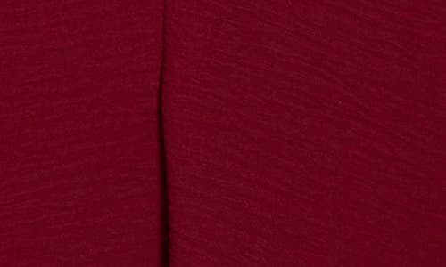 Renee C Ditsy Puff Sleeve Blouse In Red