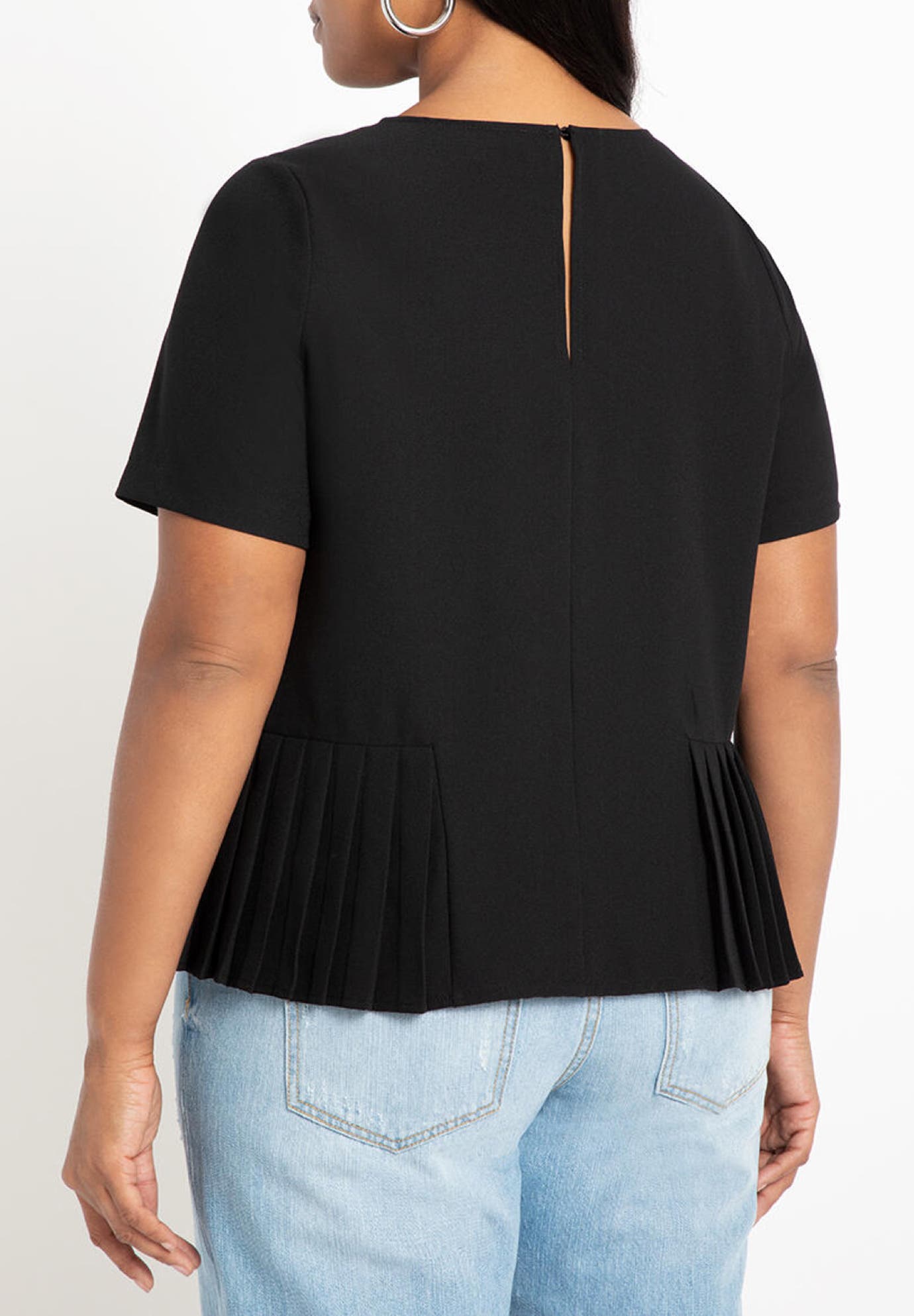 Pleated Hem Top - image 2