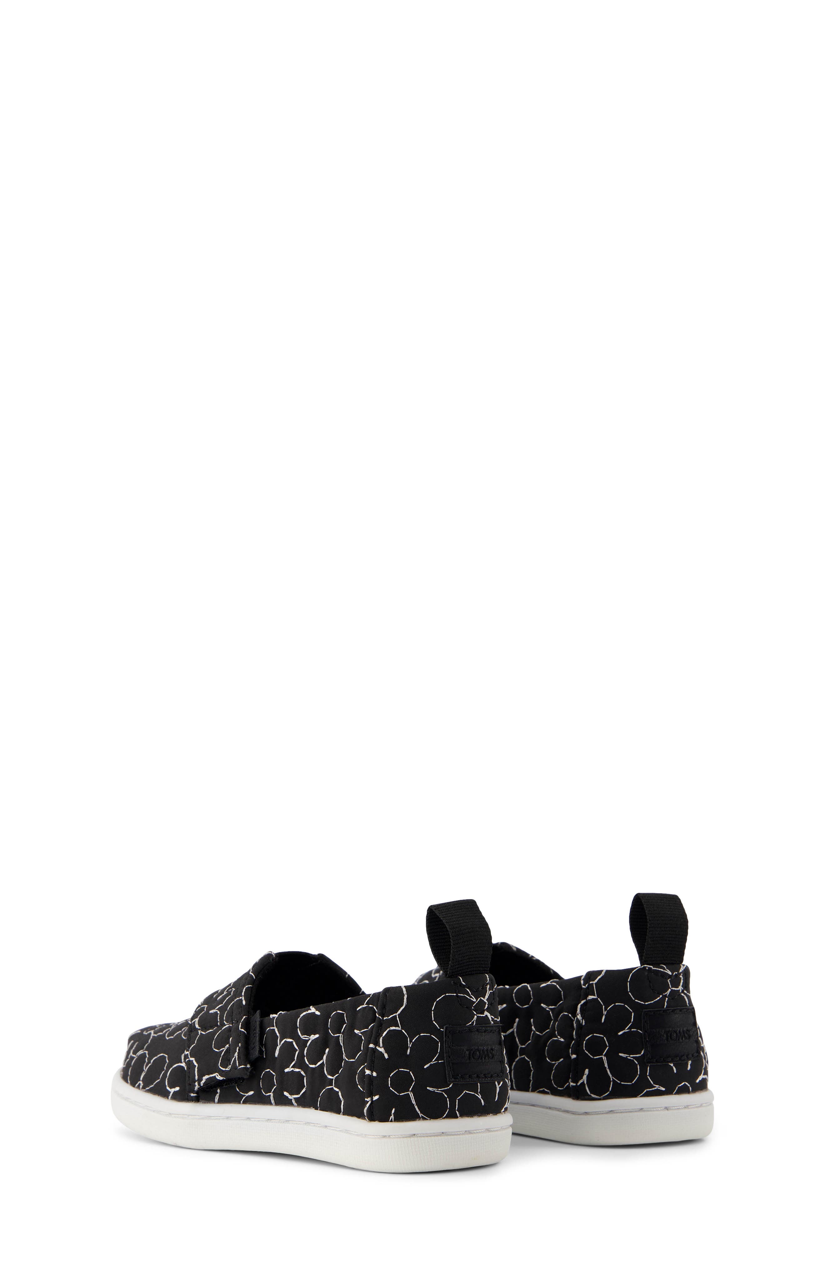 TOMS Kids' Alpargata Slip-On Sneaker, Alternate, color, Black
