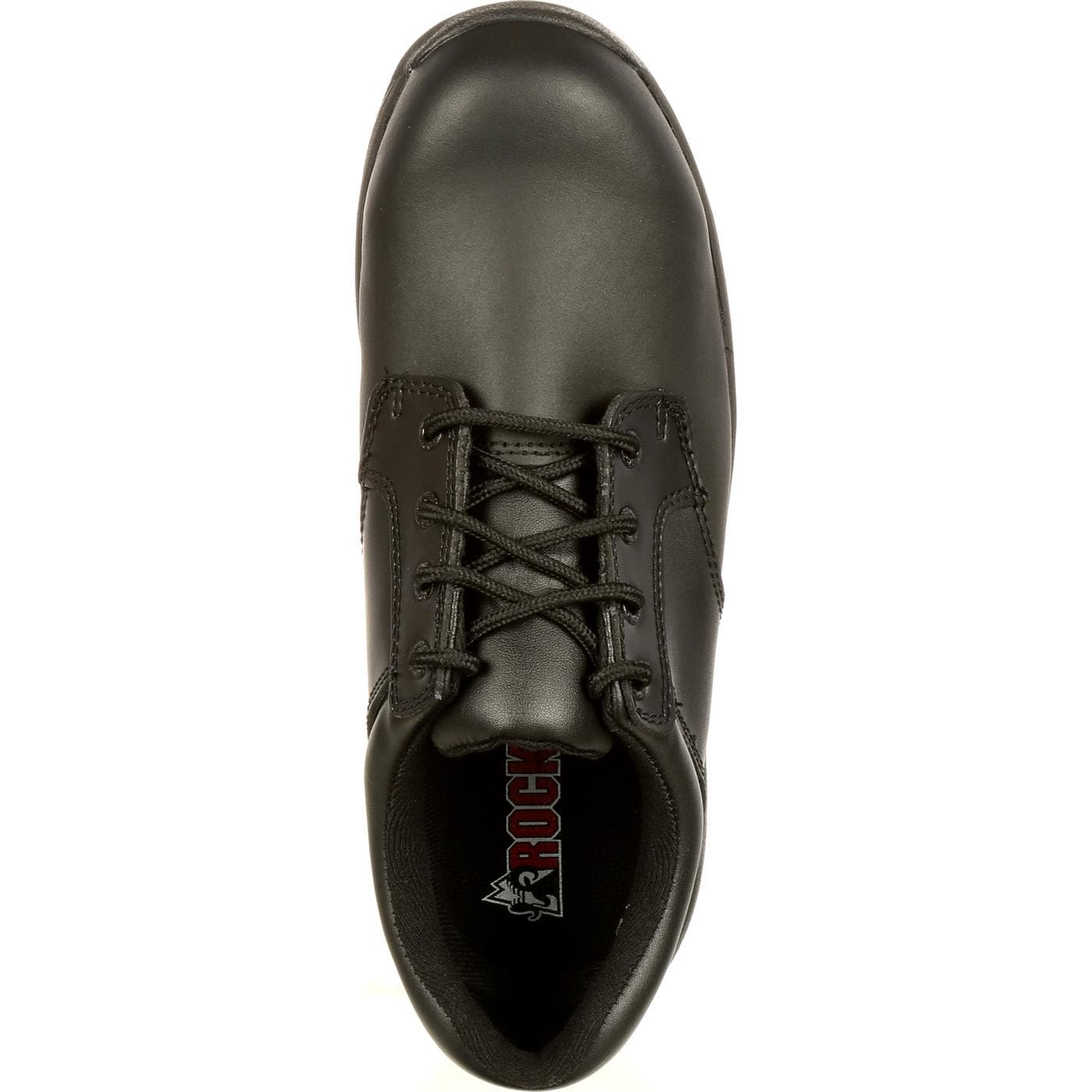 Rocky SlipStop 911 Plain Toe Oxford Shoe, Alternate, color, Black