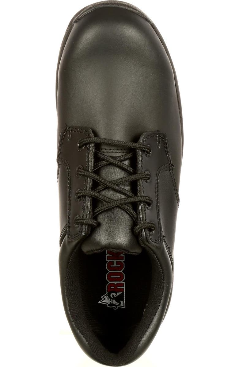 Rocky SlipStop 911 Plain Toe Oxford Shoe, Alternate, color, Black