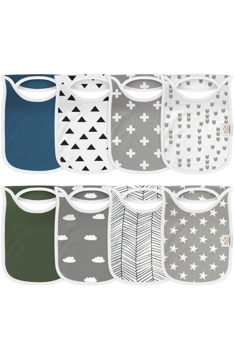 KeaBabies 8-Pack Hallo Drool Bibs, Main, color, Crossroads