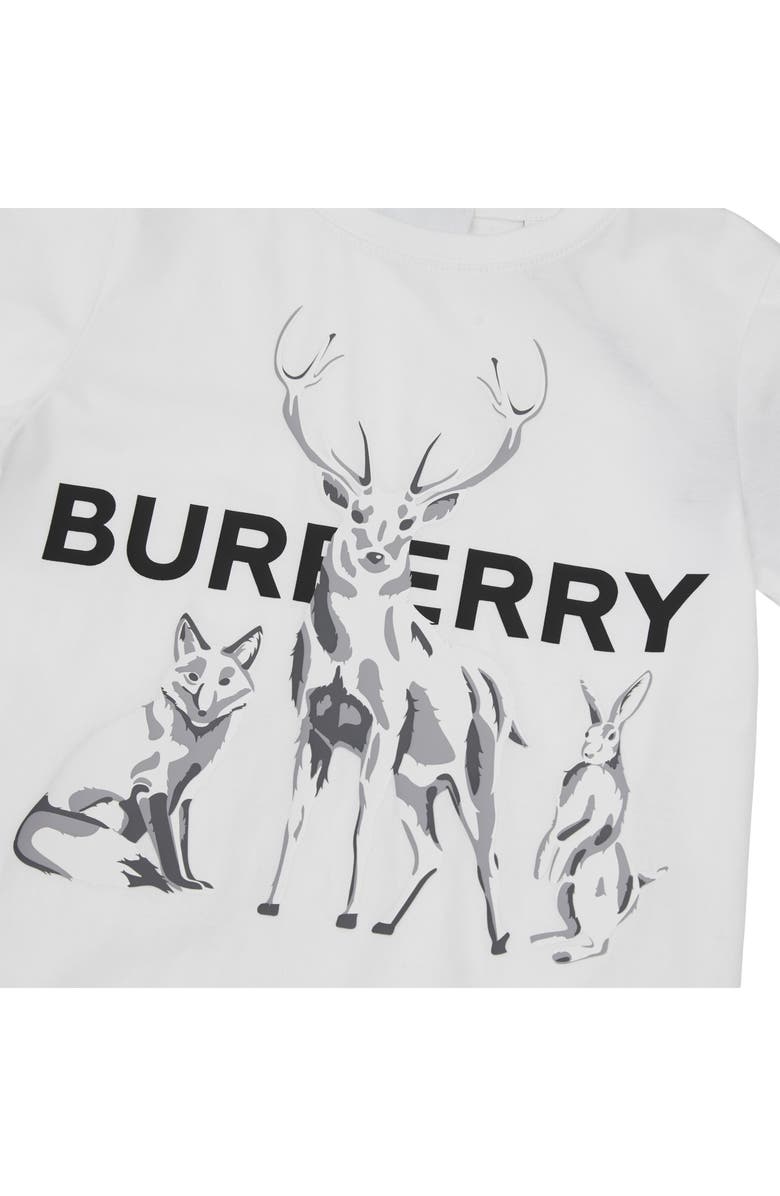 Burberry Kids' Hare, Stage & Fox Graphic Tee, Alternate, color, 
