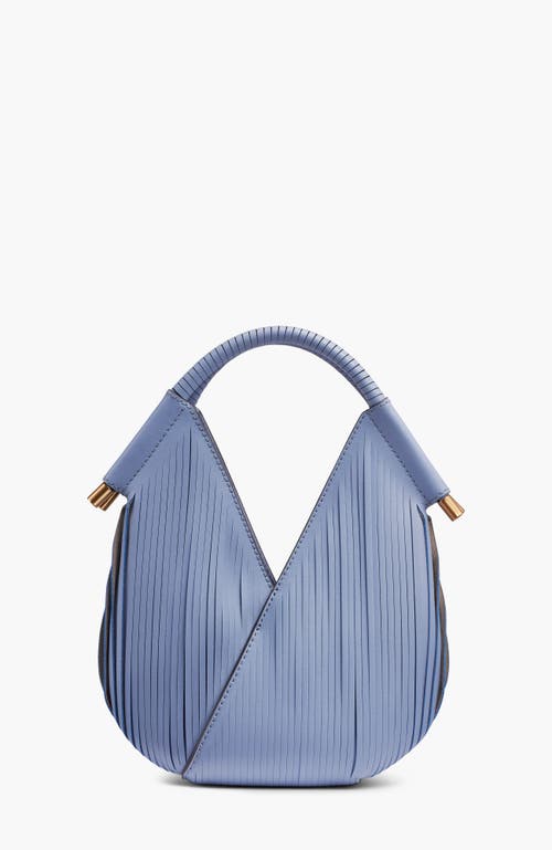 Donna Karan New York Baldwin Lasercut Micro Crossbody In Gray