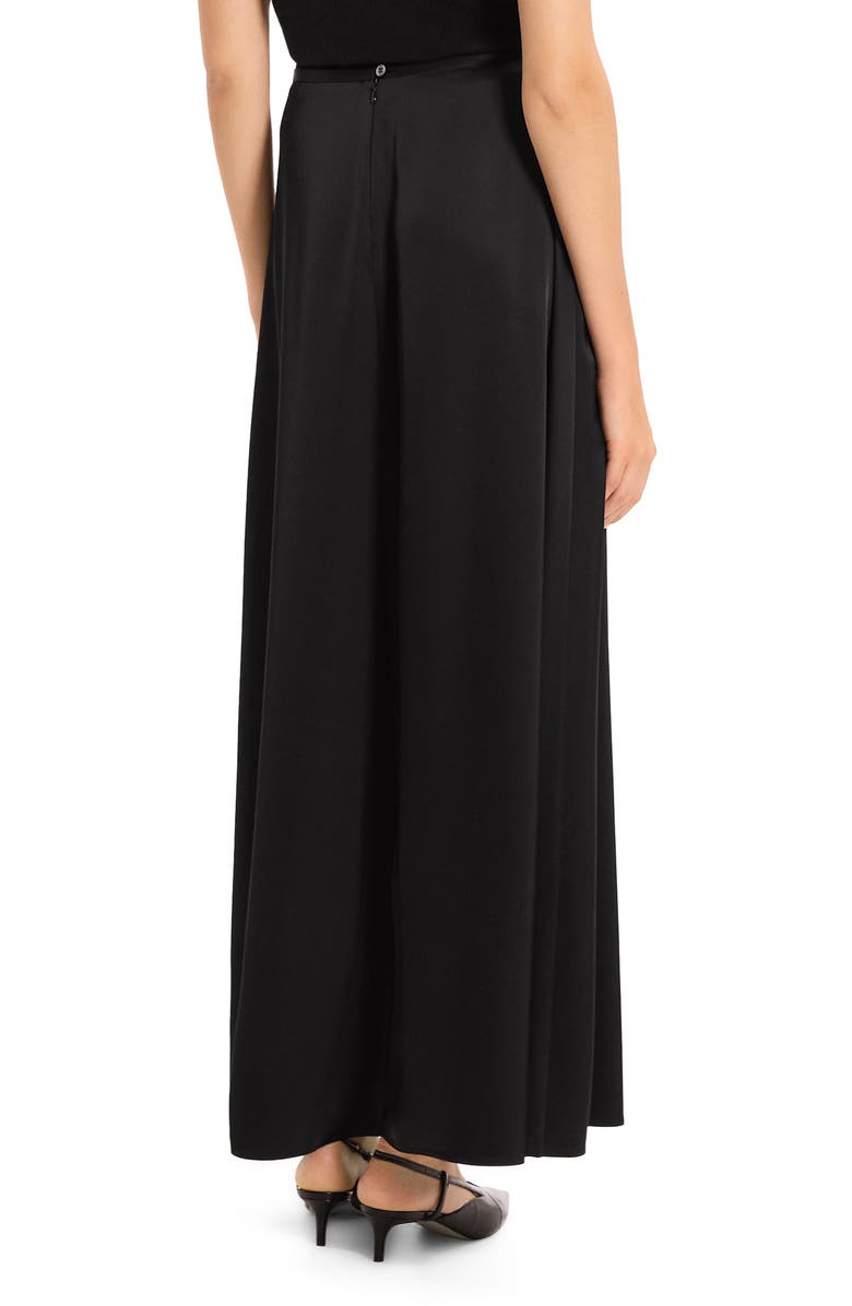 Theory Bias Cut Maxi Skirt, Alternate, color, Black