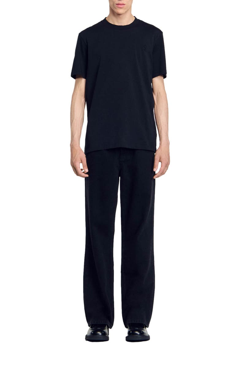 SANDRO Cotton T-shirt, Alternate, color, 