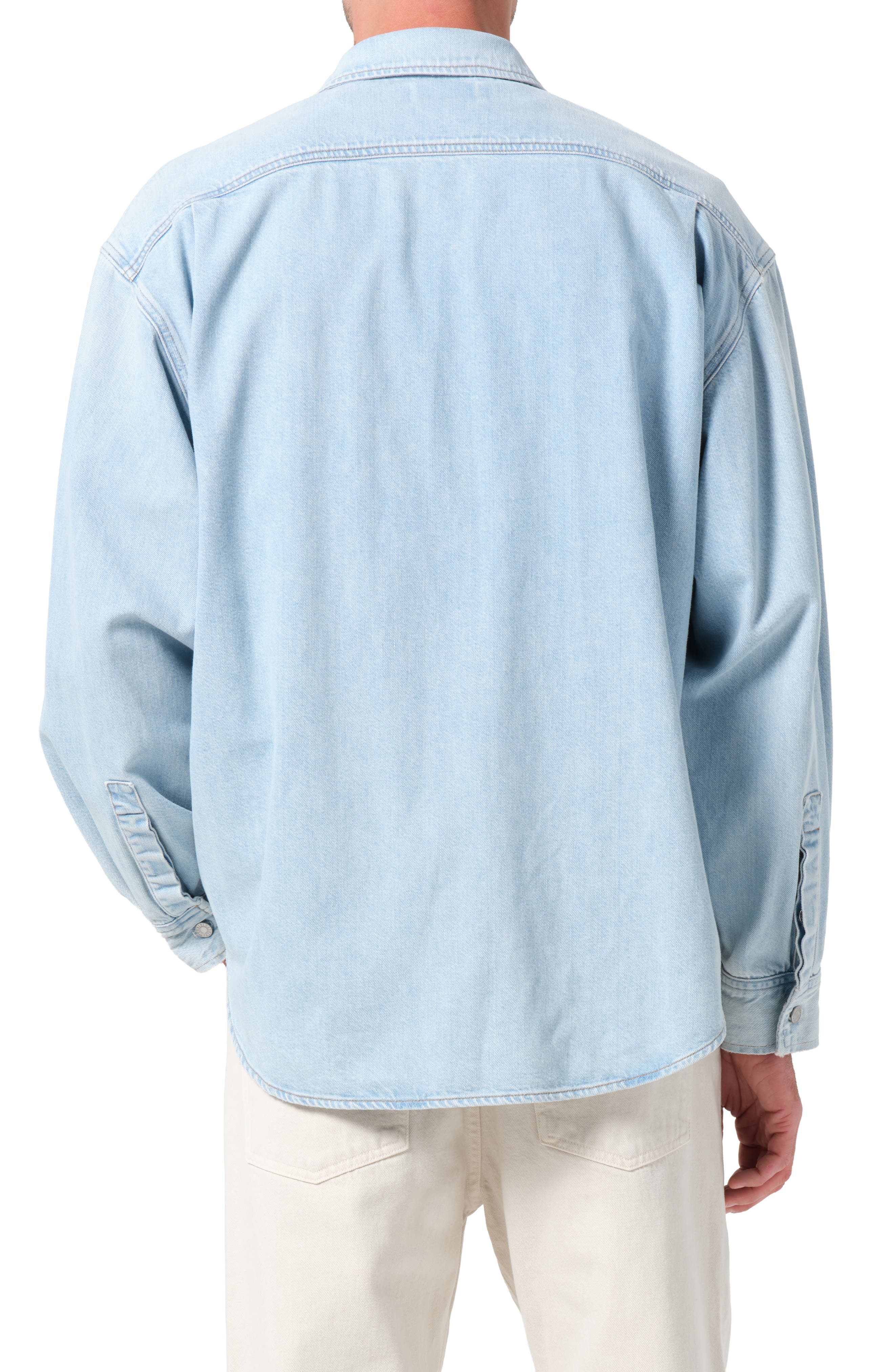 Clark Denim Button-Up Shirt Jacket - image 2
