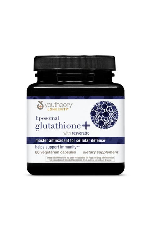 Liposomal Glutathione Resveratrol Antioxidant Supplement 60 Count