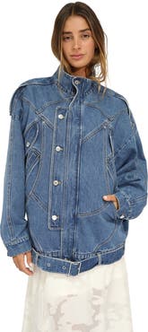 Belle & Bloom Downtown Denim Oversized Jacket