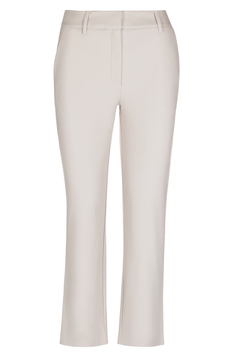 Commando Tapered Faux Leather Crop Pants, Alternate, color, Porcelain
