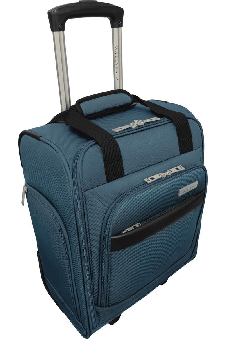 Stratford Softside 16" Underseat Carry On Luggage, Alternate, color, Teal