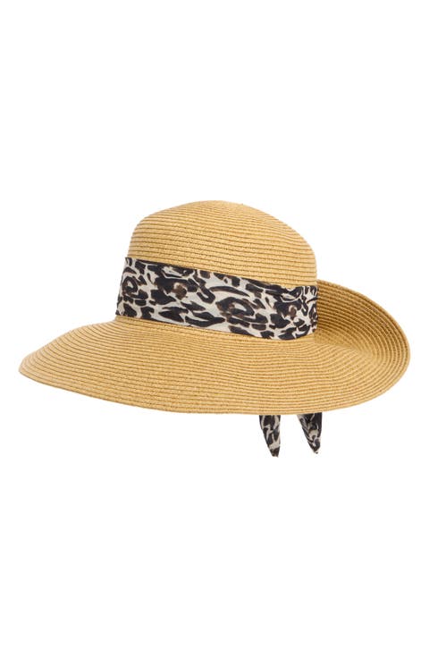 Classic Flip Up Bow Floppy Hat