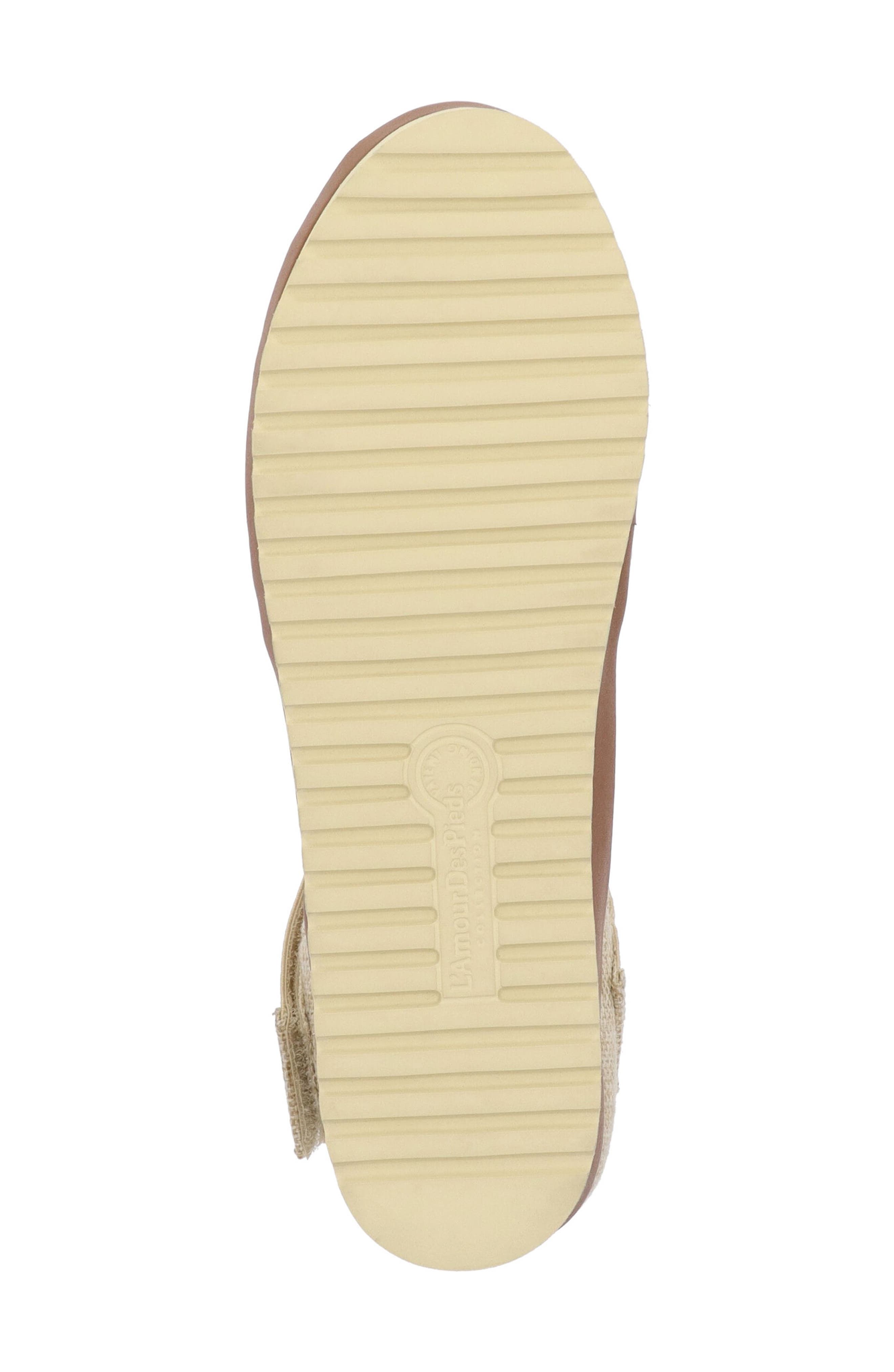 L'Amour des Pieds Amadour Ankle Strap Sandal, Alternate, color, Natural