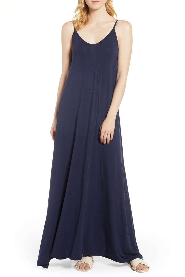 Maxi Dress, Main, color, MIDNIGHT BLUE