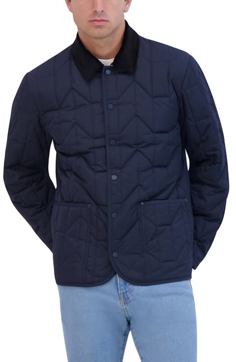 Water Repellent Quilted Chore Coat