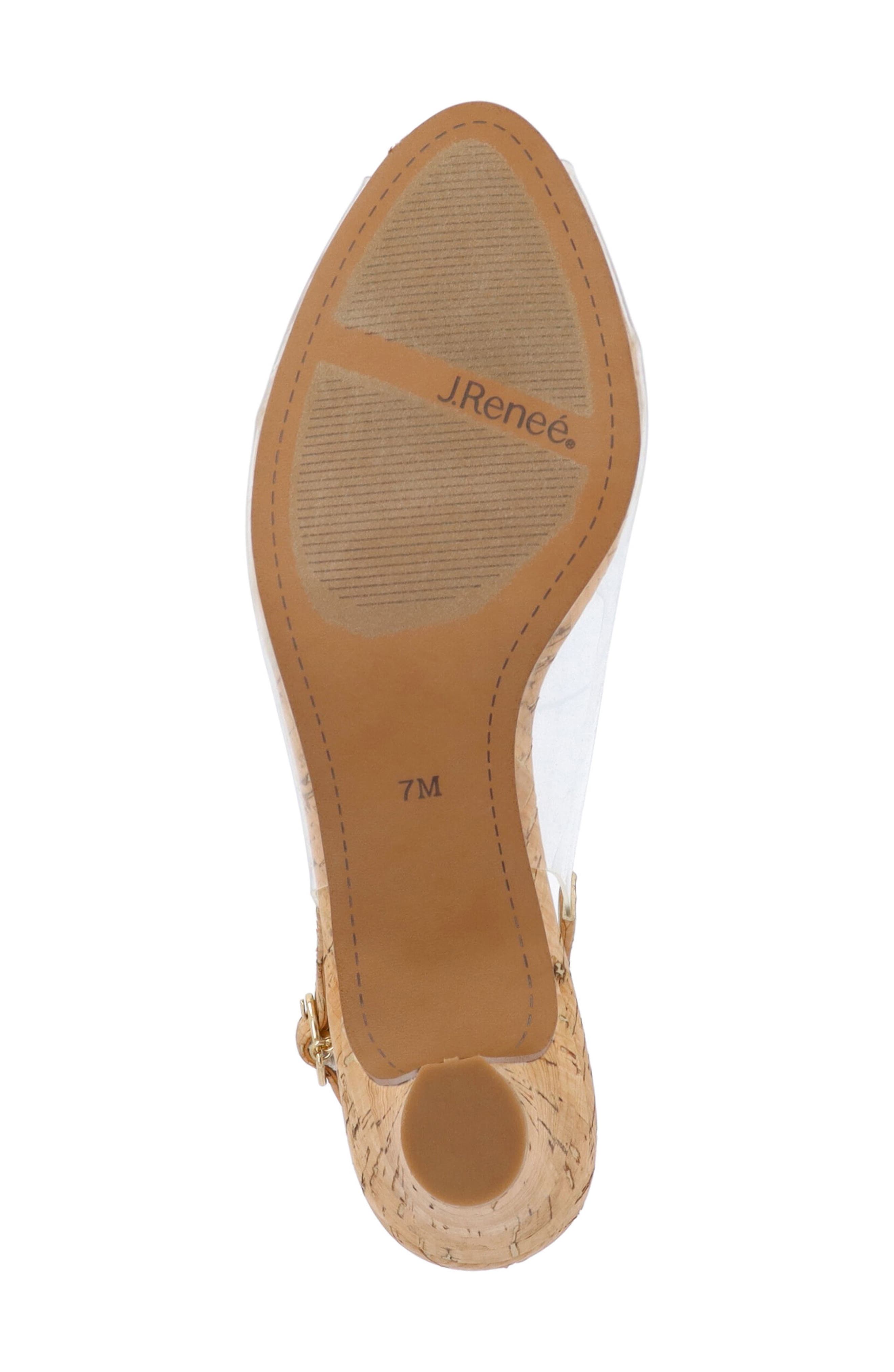 Gloriana Slingback Sandal, Alternate, color, CLEAR/ NATURAL/ GOLD