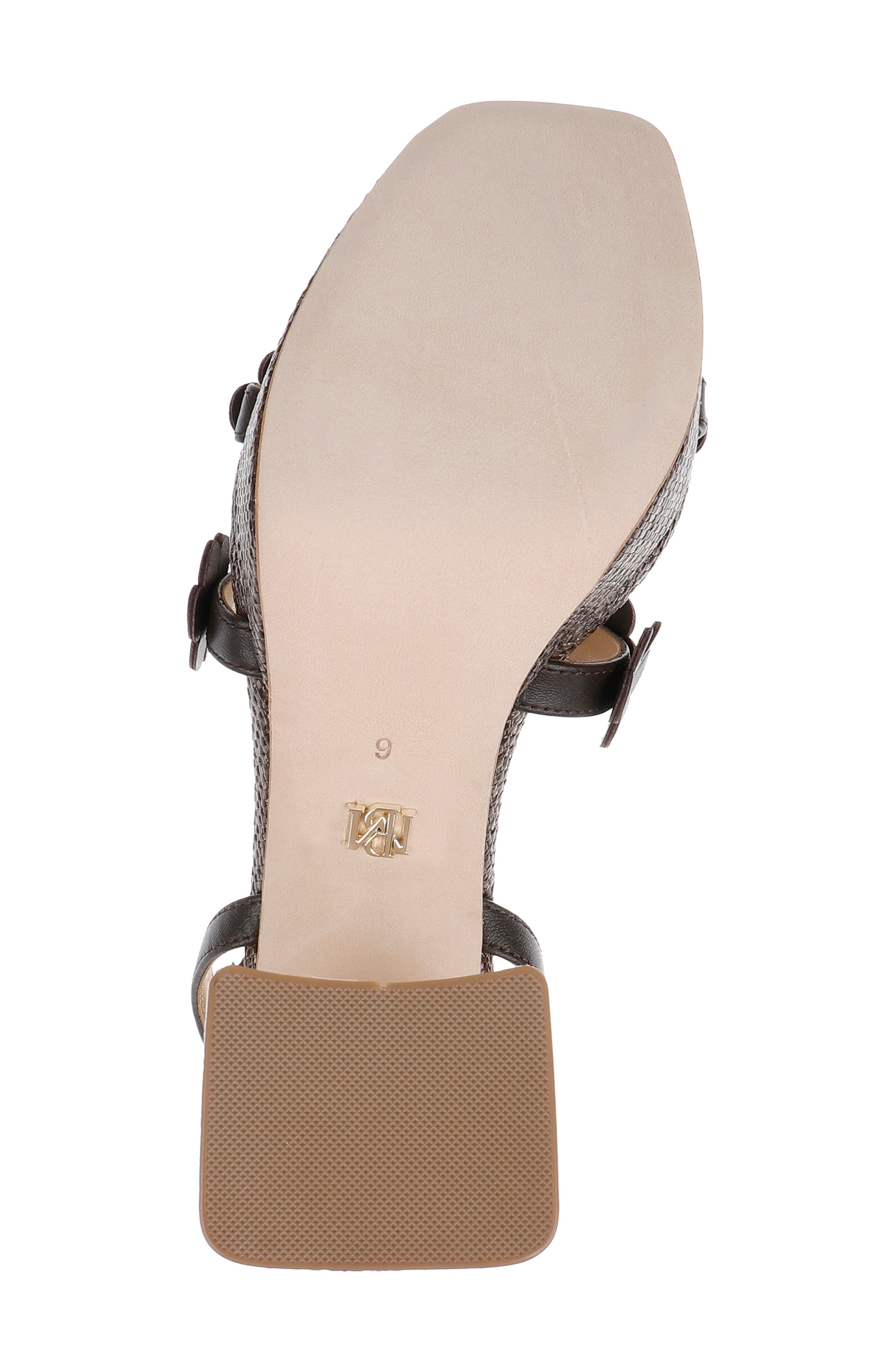 Badgley Mischka Collection Waverly Ankle Strap Platform Sandal, Alternate, color, Brown Leather