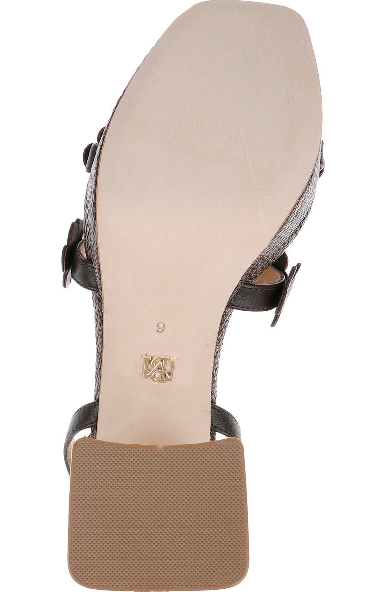 Badgley Mischka Collection Waverly Ankle Strap Platform Sandal, Alternate, color, Brown Leather