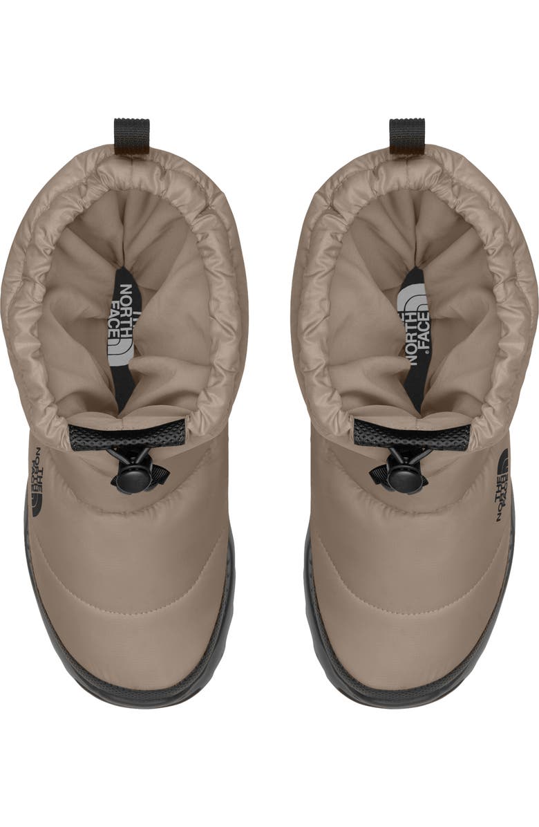 The North Face Nuptse Traction 700 Fill Power Down Boot, Alternate, color, Mushroom Grey/ Tnf Black