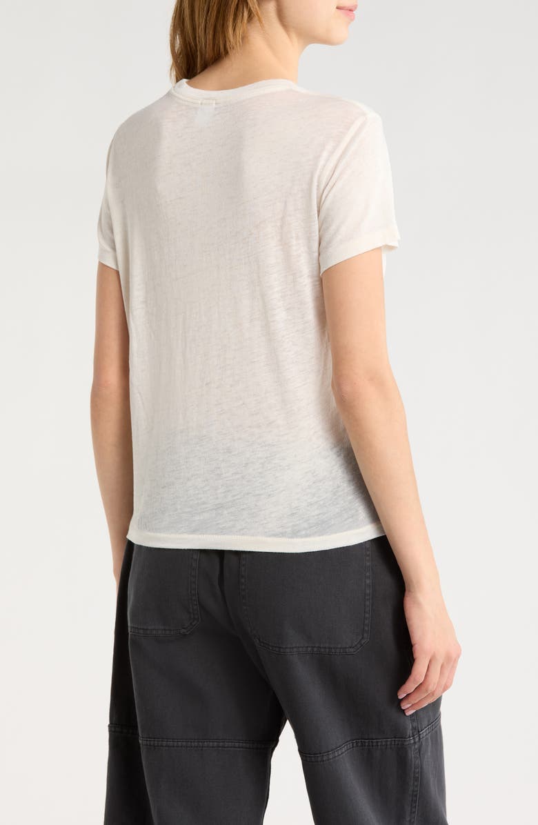 Re/Done Ray of Sunshine Graphic T-shirt, Alternate, color, Vintage White