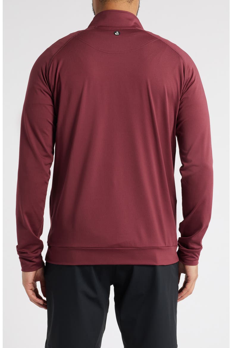 Colt Quarter Zip Golf Pullover, Alternate, color, MAROON