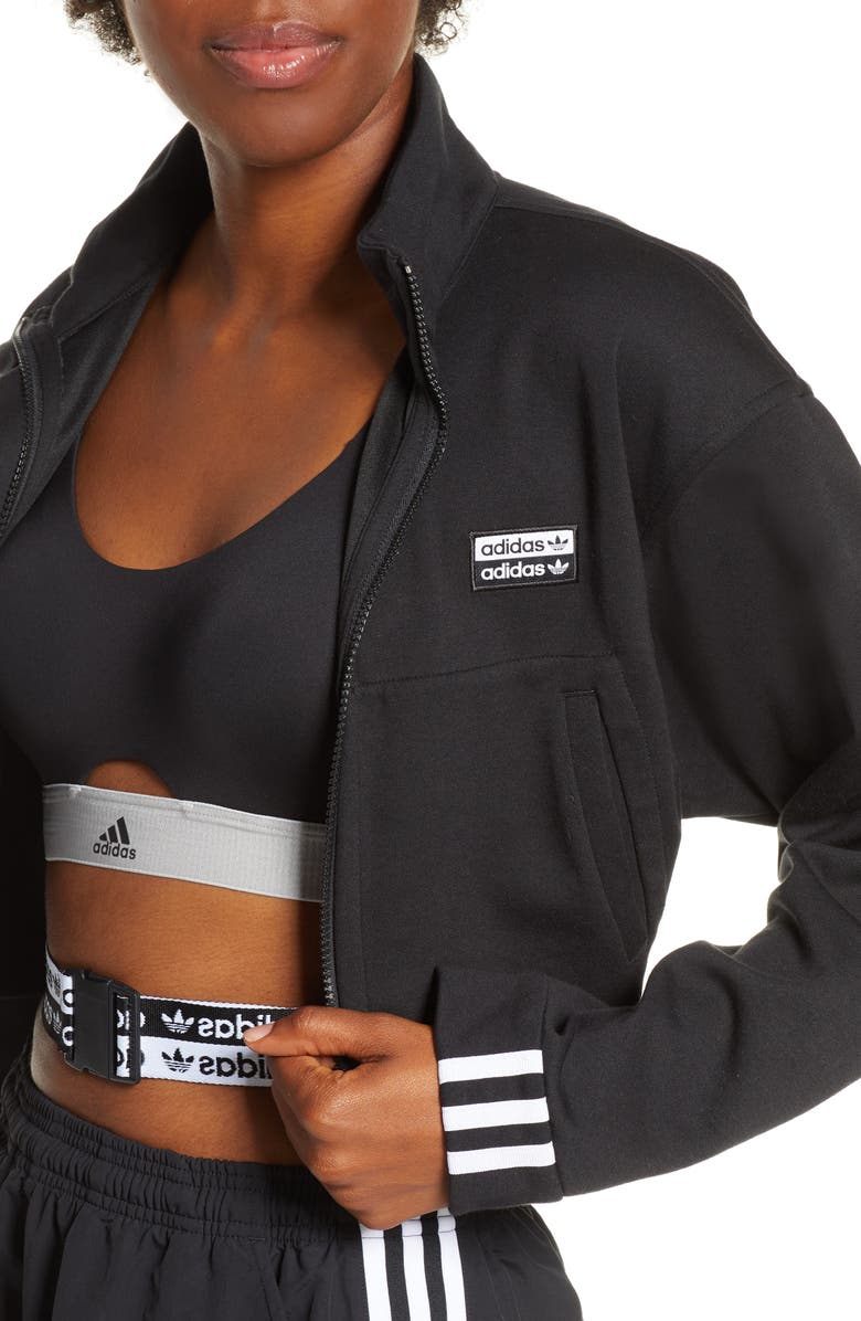 adidas Originals Crop Track Jacket, Alternate, color,