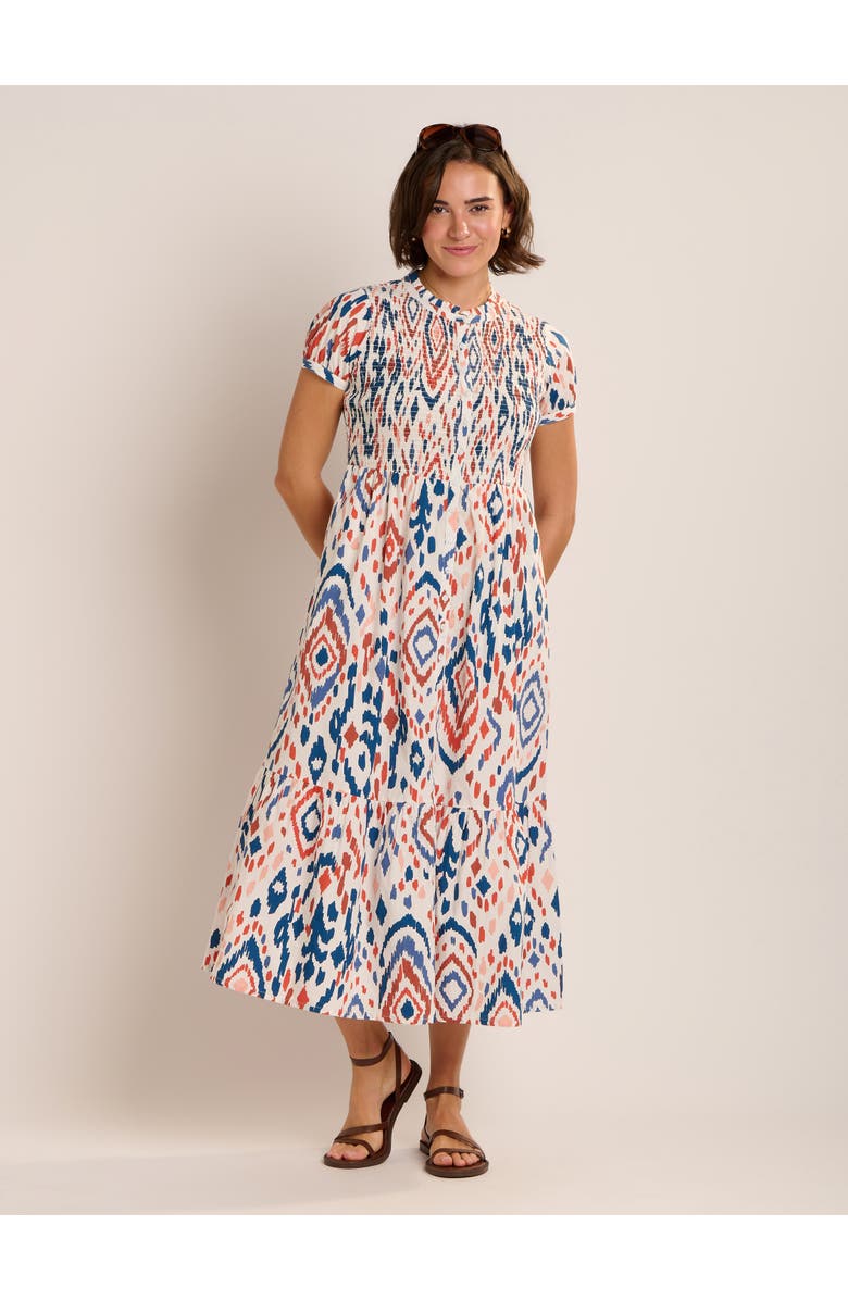 Brakeburn Eirini Bodice Tiered Maxi Dress, Main, color, Multi