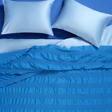 Braga Waffle King Size 100% Cotton Pique 94X87 In