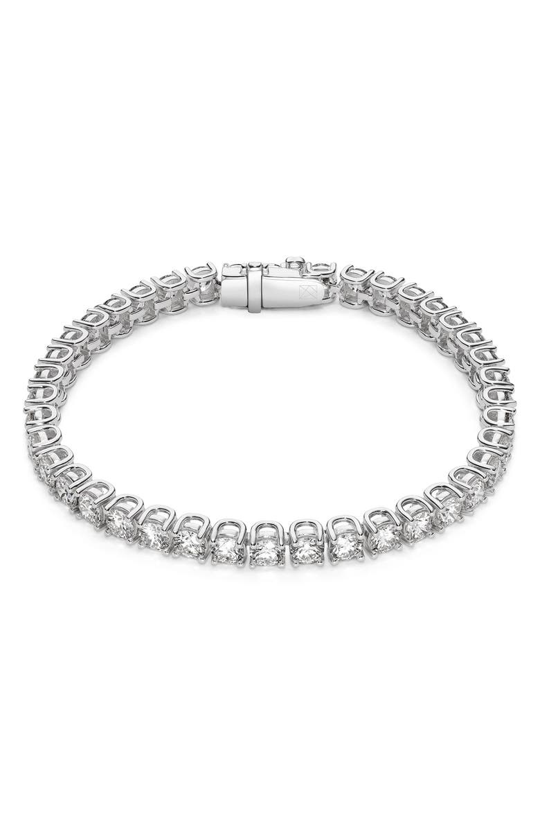 LIGHTBOX 10-Carat Lab Grown Diamond Tennis Bracelet, Alternate, color, 