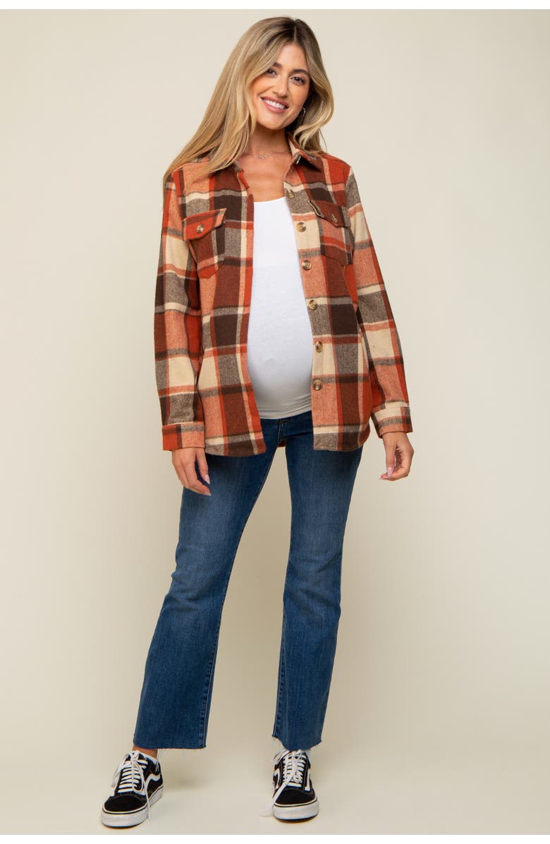 PinkBlush Plaid Shirt Jacket, Alternate, color,