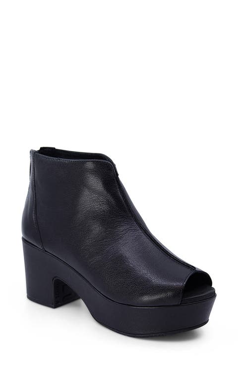 Gion Peep Toe Platform Bootie (Women)