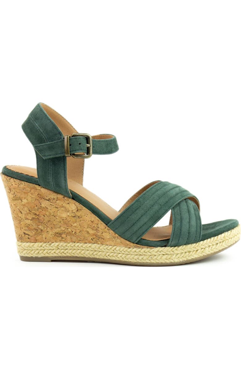 CREVO Valentina Wedge Sandal, Alternate, color,