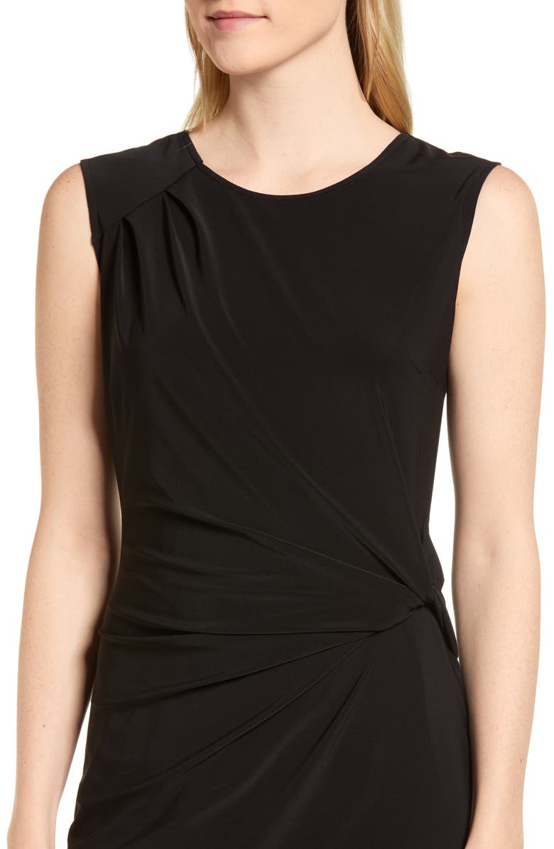 NIC+ZOE Twist Side Matte Jersey Dress, Alternate, color,