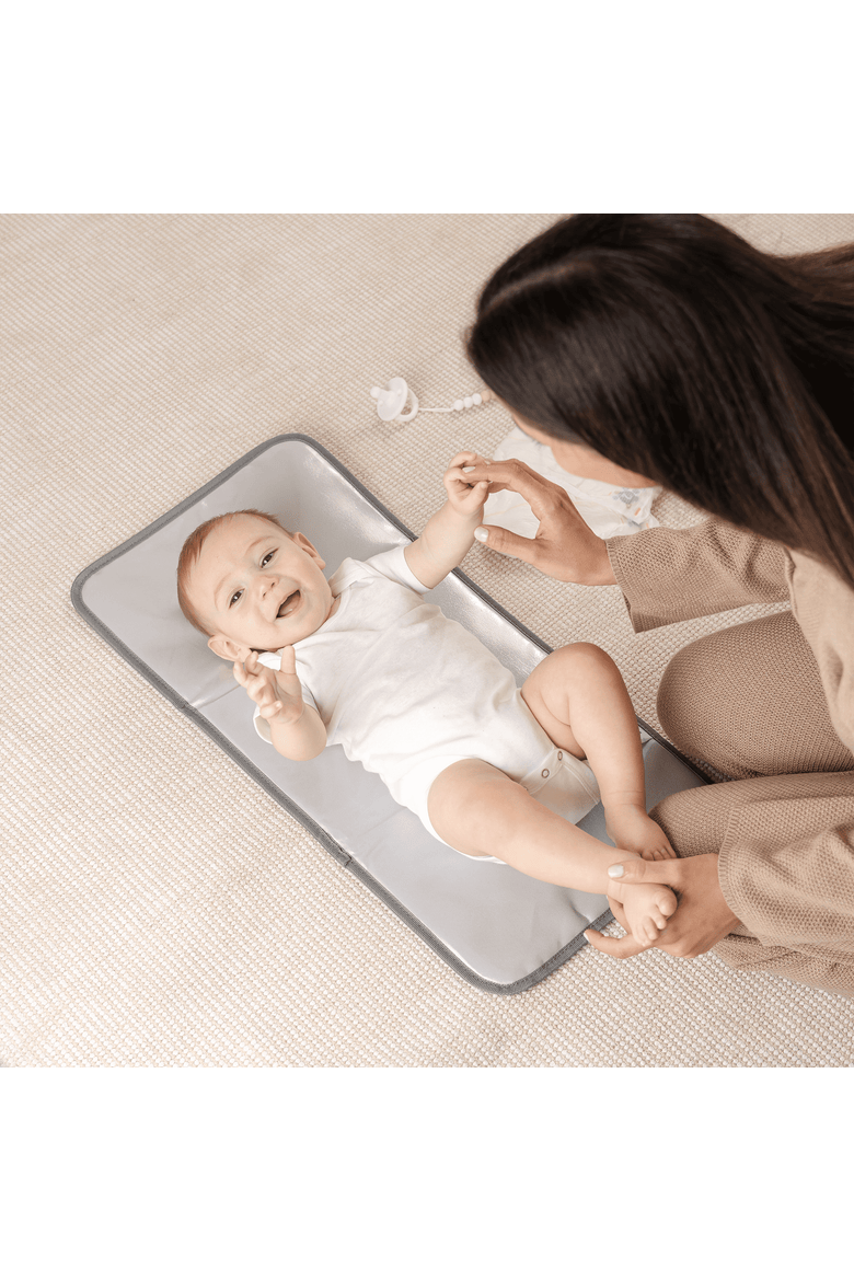 Compact Changing Pad, Alternate, color, Grey Pattern