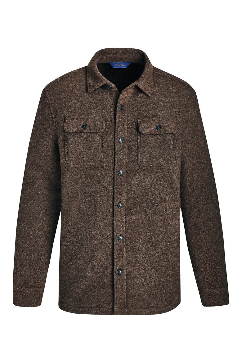 Knit Overshirt, Main, color, CHOCOLATE