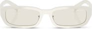 Prada 55mm Rectangular Sunglasses
