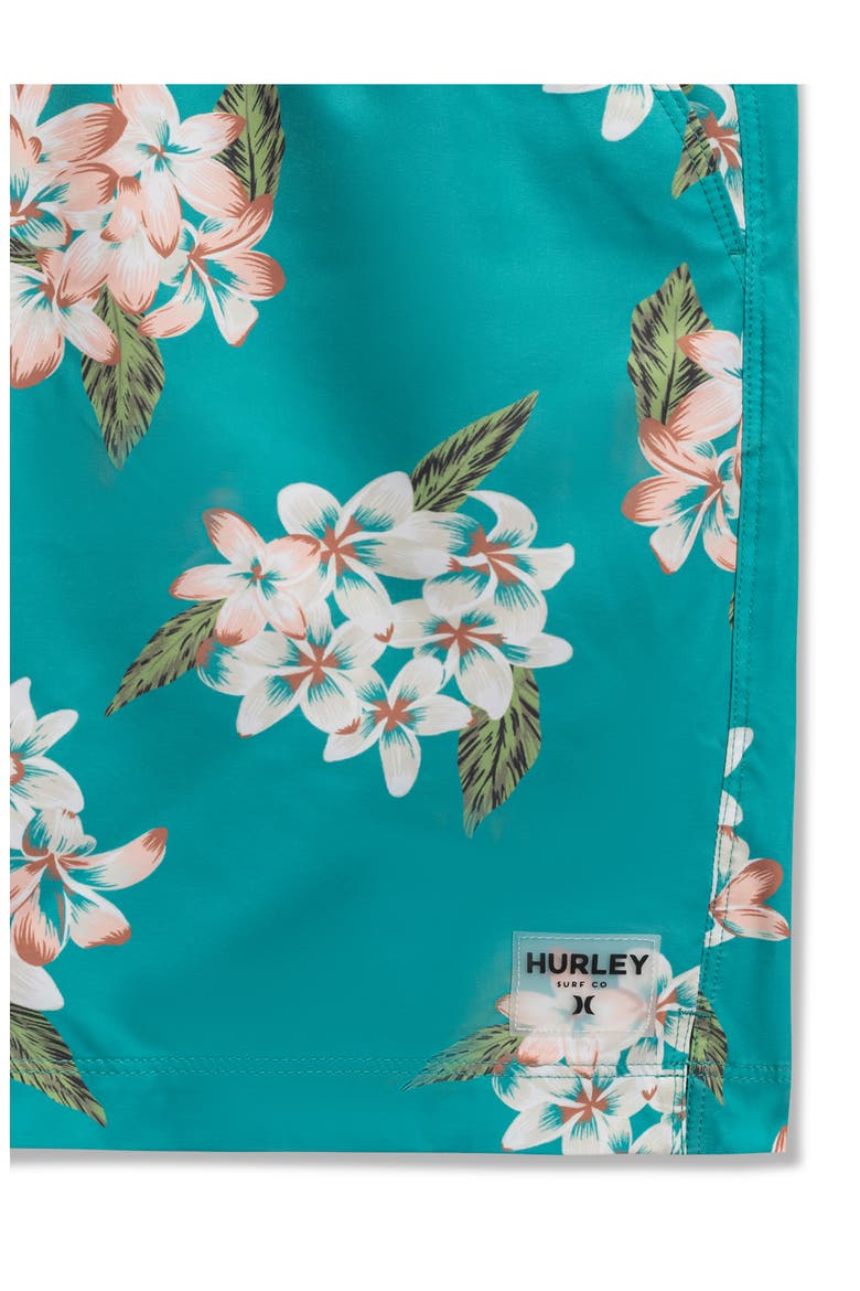Malaga Volley Swim Trunks, Alternate, color, TEAL TINT