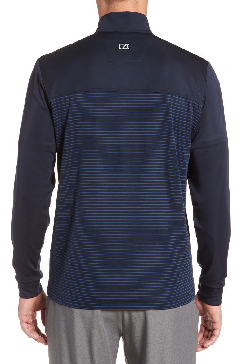 Traverse Stripe Quarter Zip Pullover, Alternate, color, LIBERTY NAVY