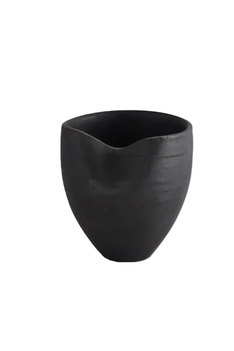 Minimal Aluminum Vase, Main, color, Black