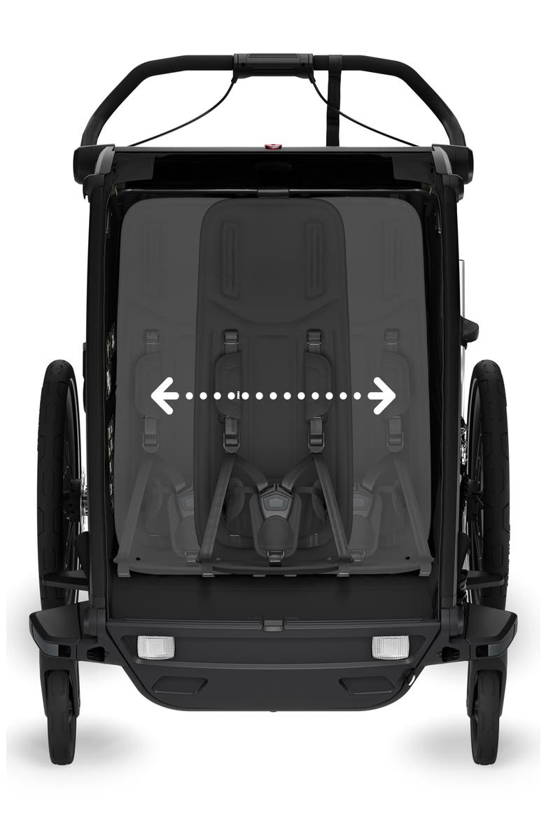 Chariot Sport 2 Multisport Double Cycle Trailer/Stroller, Alternate, color, BLACK