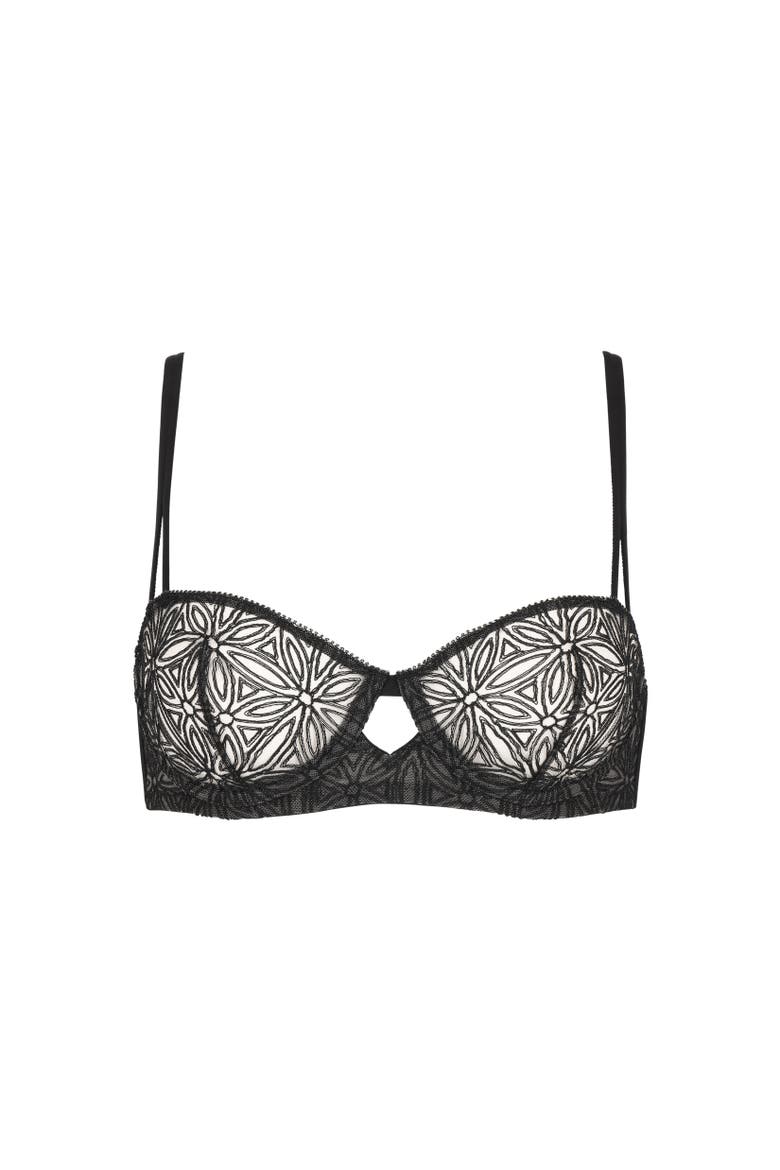 Infini Underwire Bra, Main, color, Black