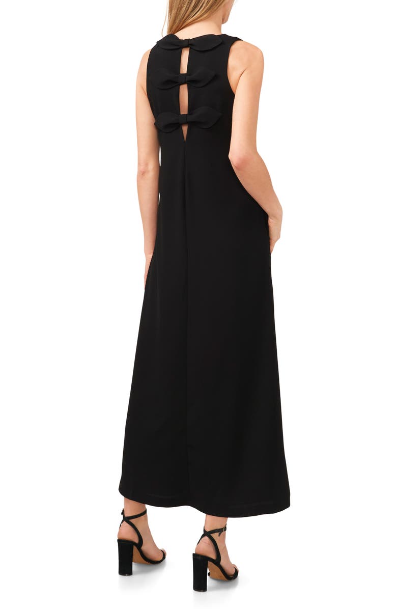 CeCe Bow Back Sleeveless Maxi Dress, Alternate, color, 
