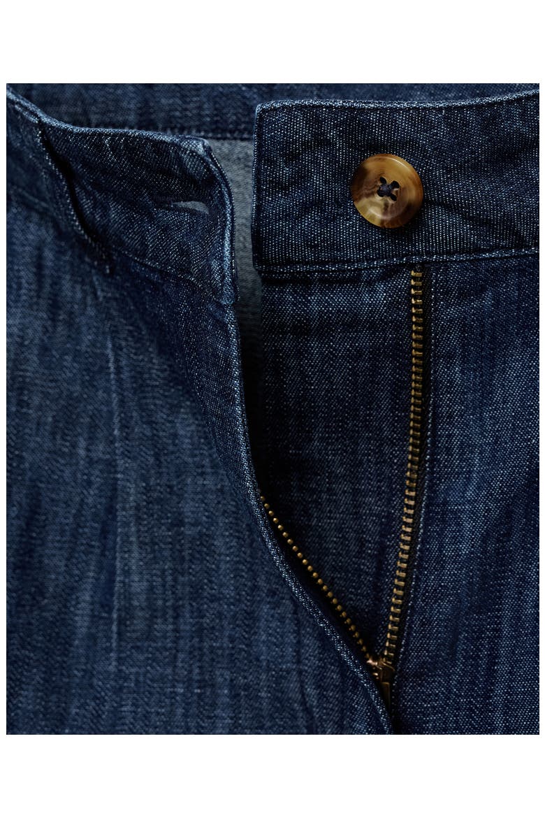 Denim Bermuda Shorts, Alternate, color, BLUE