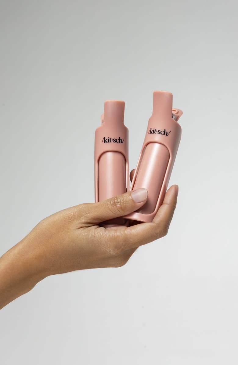 Kitsch 2-Piece Volumizing Hair Clips, Alternate, color, Terracotta