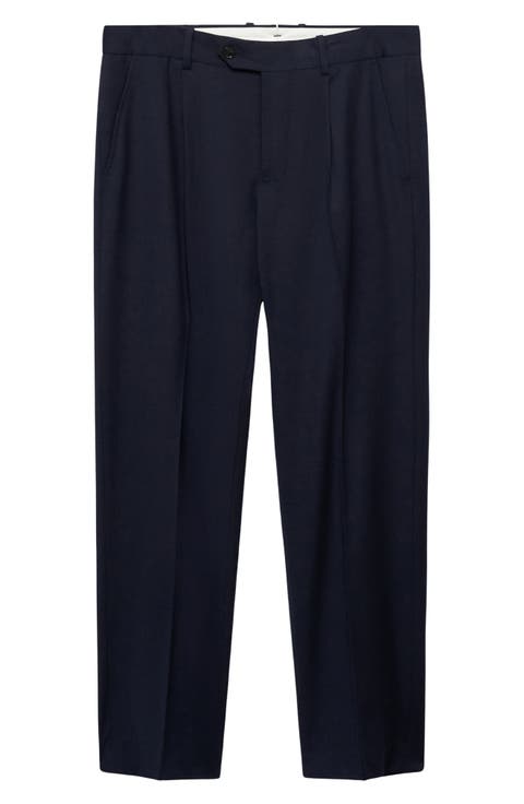 Slim Fit Virgin Wool Dress Pants