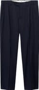 MANGO Slim Fit Virgin Wool Dress Pants