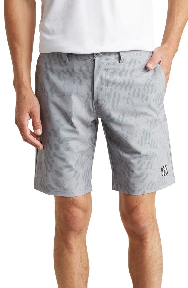 TravisMathew Atlantic Ocean Shorts, Main, color, Heather Light Grey